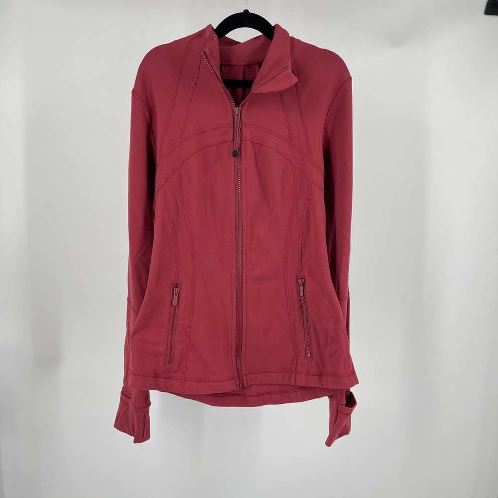 Lululemon Nulu Raspberry Define Jacket 6 S Rare Athleisure Gym Yoga Workout Zip